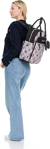 Miniatura 6 de Disney Cudlie - Mochila para pañales para mamás, mochila grande y espaciosa para pañales de viaje para bebé, niño y niña, bolsa de bebé