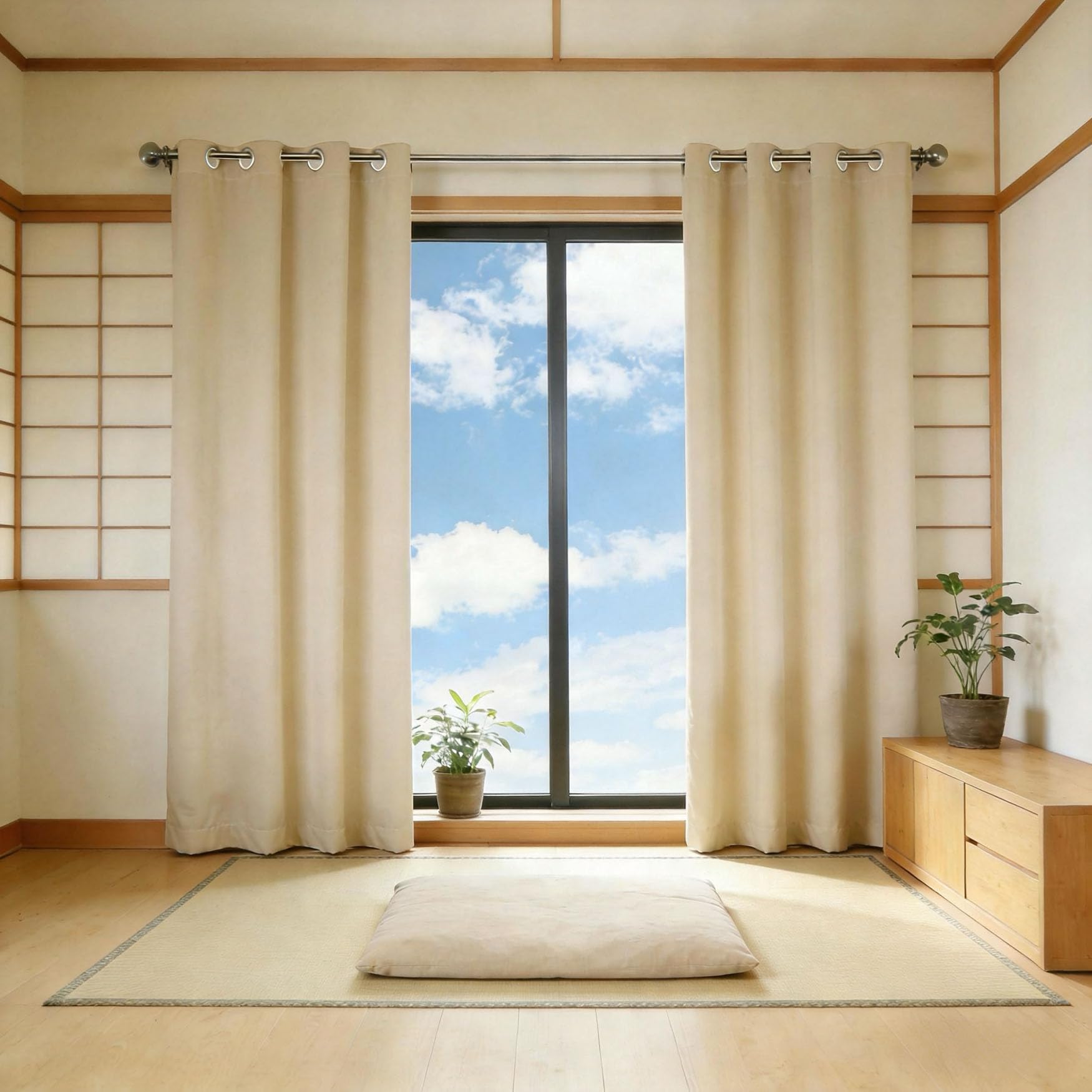 Rideaux pour maison chambre fenetre afin de retrouver un sommeil paisible sans bruit