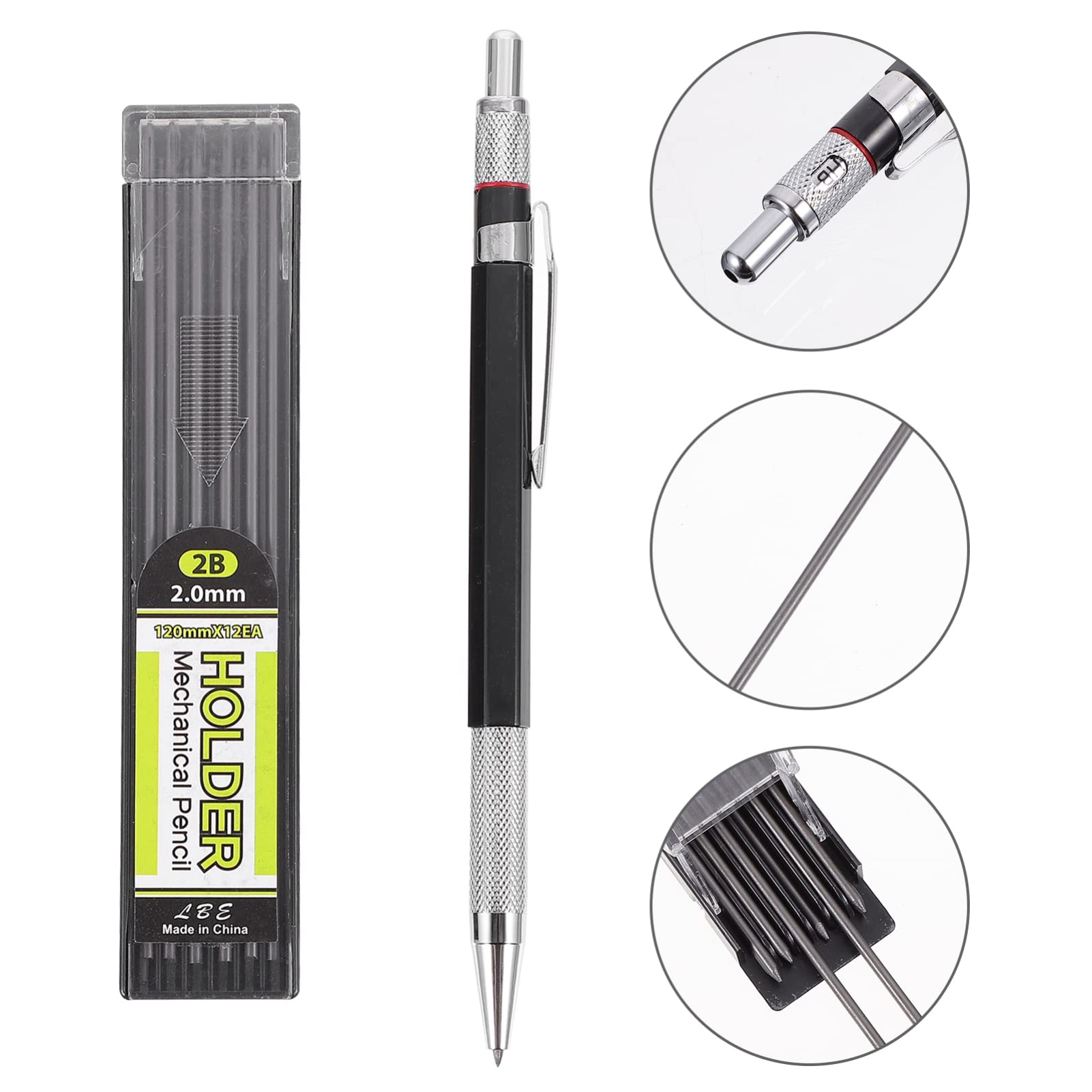 EXCEART 9sets Matite Meccaniche Plastica Per Studenti Design Creativo Forma Di Cactus Per Scrittura Disegno e Progetti Professionali