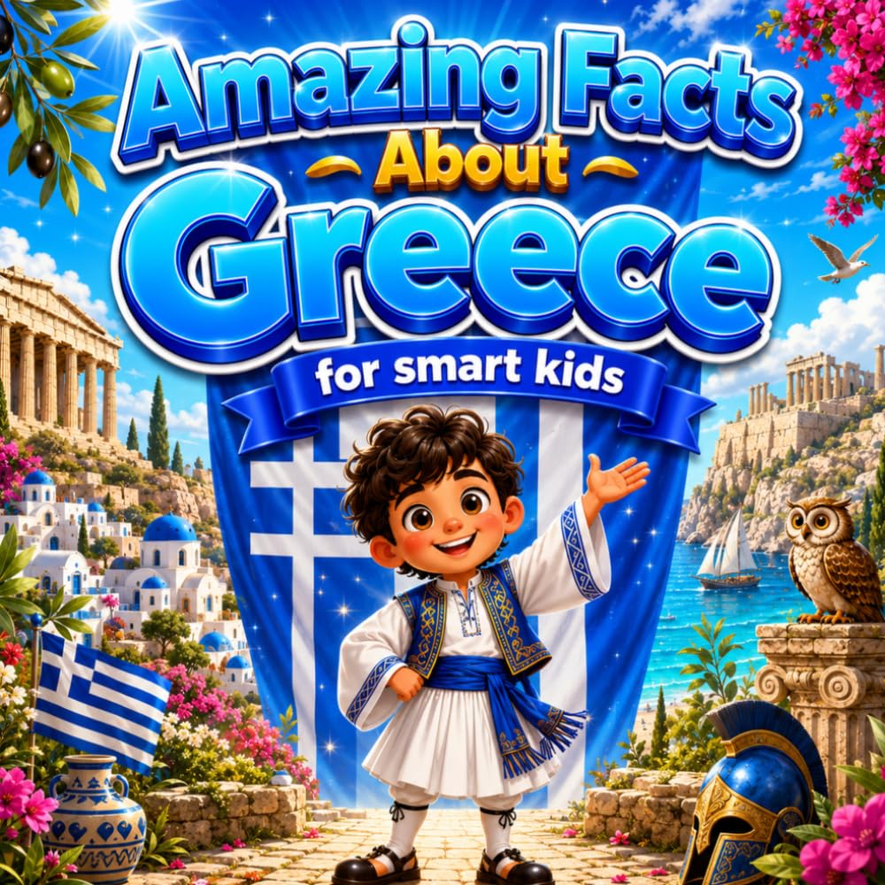Amazing Facts About Greece for Smart Kids: A Collection of Interesting Facts and Trivia About Greece For Kids, Everything Young Readers Should Know ... Wildlife, Traditions, Culture, and More