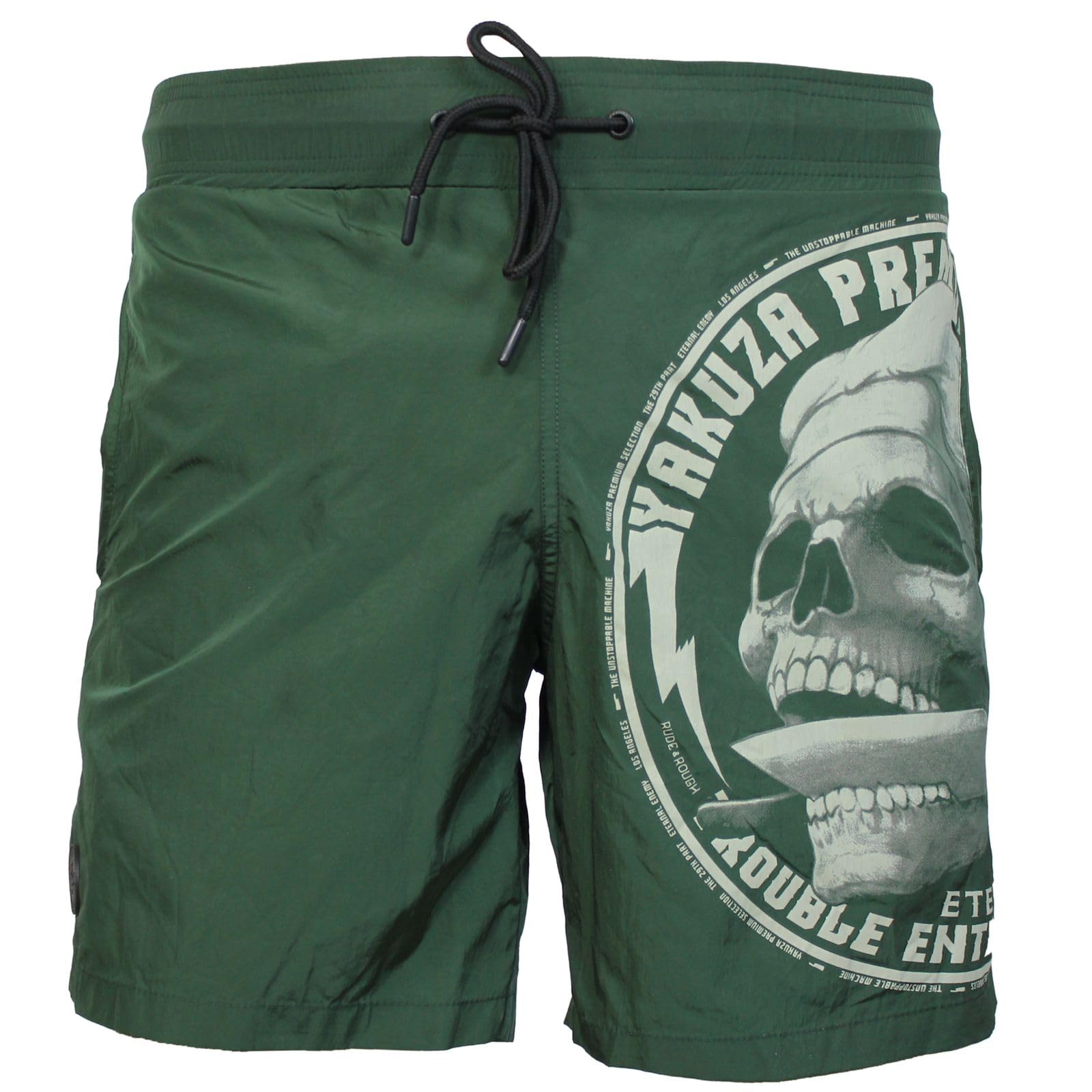 Yakuza Premium Herren Badehose 4076 dunkeloliv Shorts