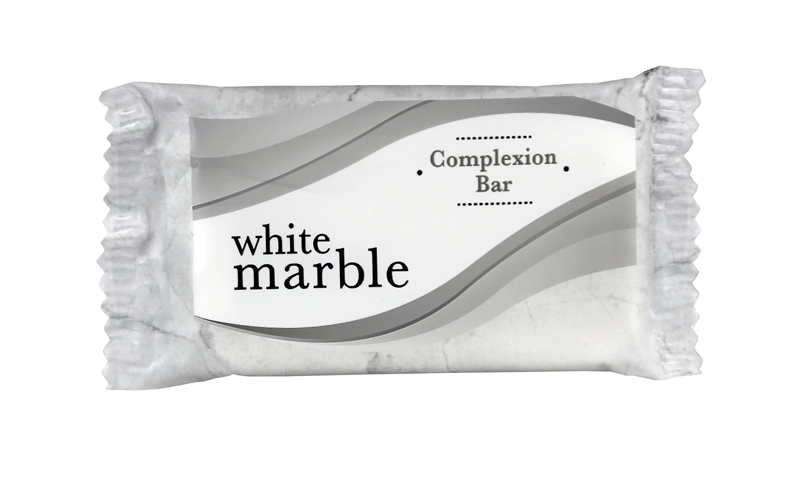 White Marble Dia 06009 Individually Wrapped Basics Bar Soap, 0.75 oz. Bar (Pack of 1000)