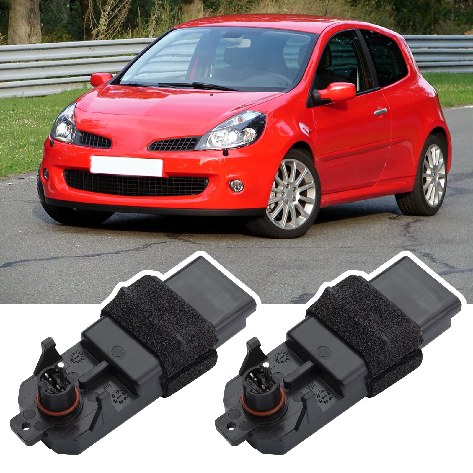 KASturbo Lot 2 Module Moteur Lève-vitre pour Megane Scenic Remplace 440726 | Régulateur Lève-vitre Fenêtre de Voiture 440746