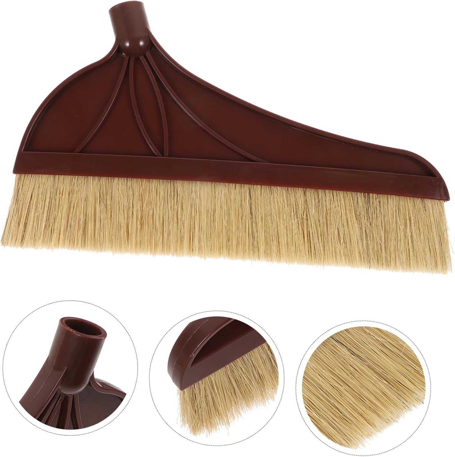 Household Broom Head Replacement Soft Bristle Push Broom Refill Part for Floor Sweeper