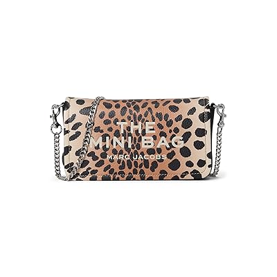 Marc Jacobs The Cheetah Leather Chain Mini Bag Cross Body Women