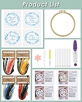 Vista 3 de ERKOON 4 juegos de kit de bordado (Bendición)