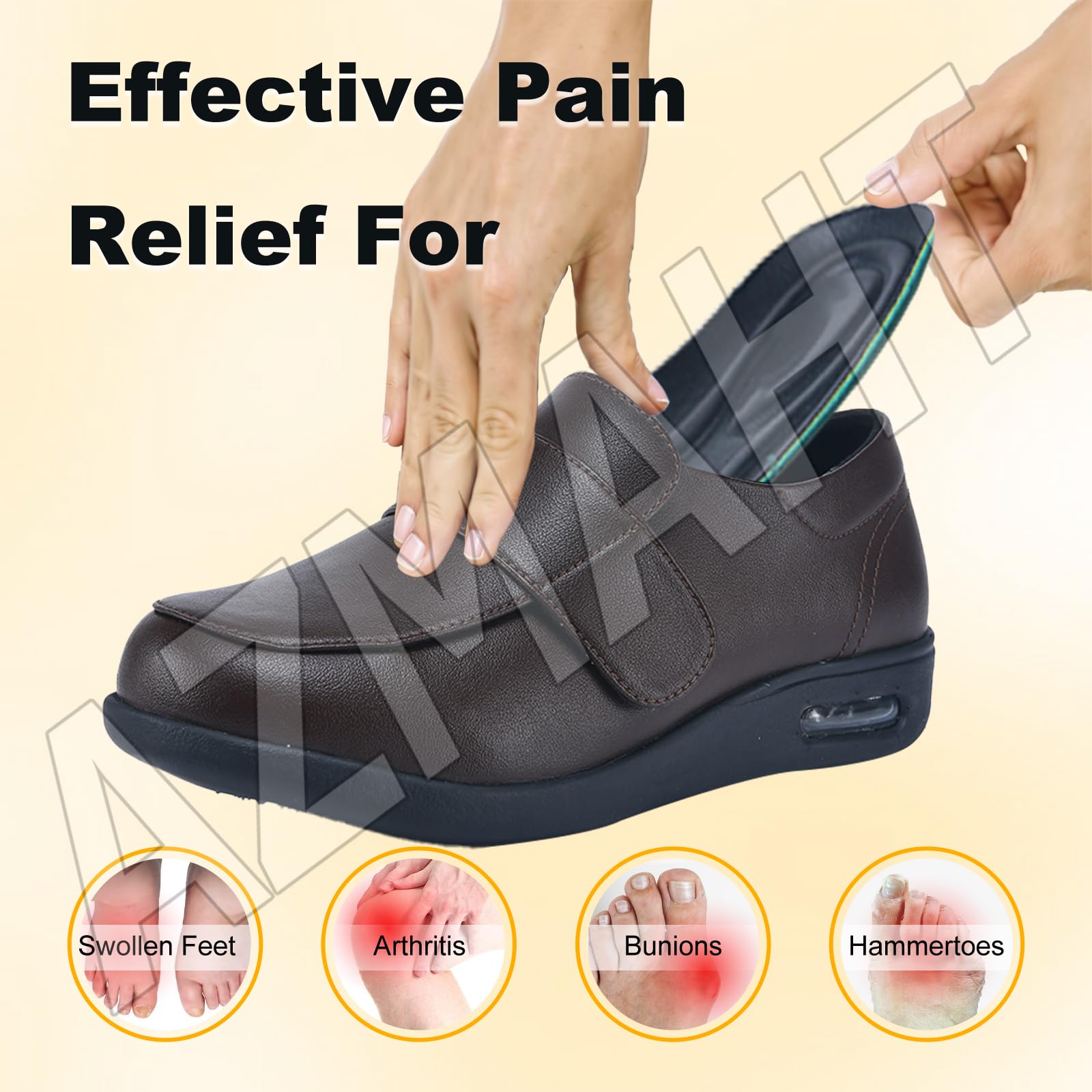 Zapatos Diabéticos para Extra Ancha Piel Comodos y Ortopédicos para Caminar Zapatillas Running Ortopedia Amortiguación Dinámica para Deporte y Salud Podal,Negro,41 EU