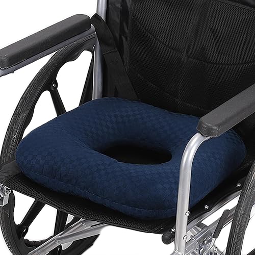 Miniatura 9 de Cojines antideslizantes para silla de ruedas, cojines para llagas de cama para glúteos, almohada ortopédica en forma de dona Ergonomic Innovations