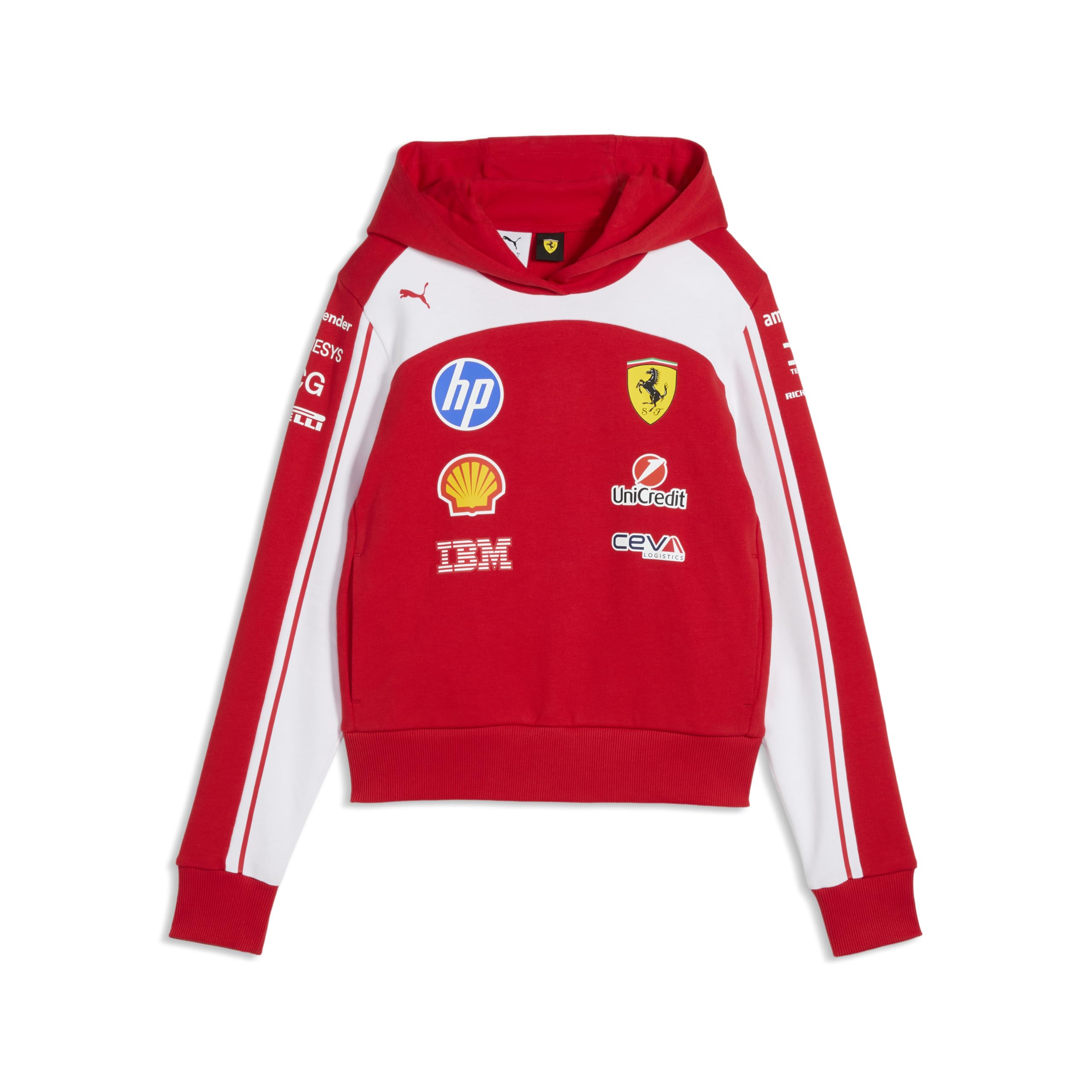 PUMA Scuderia Ferrari F1 2026 Hoodie Team Femme Rouge