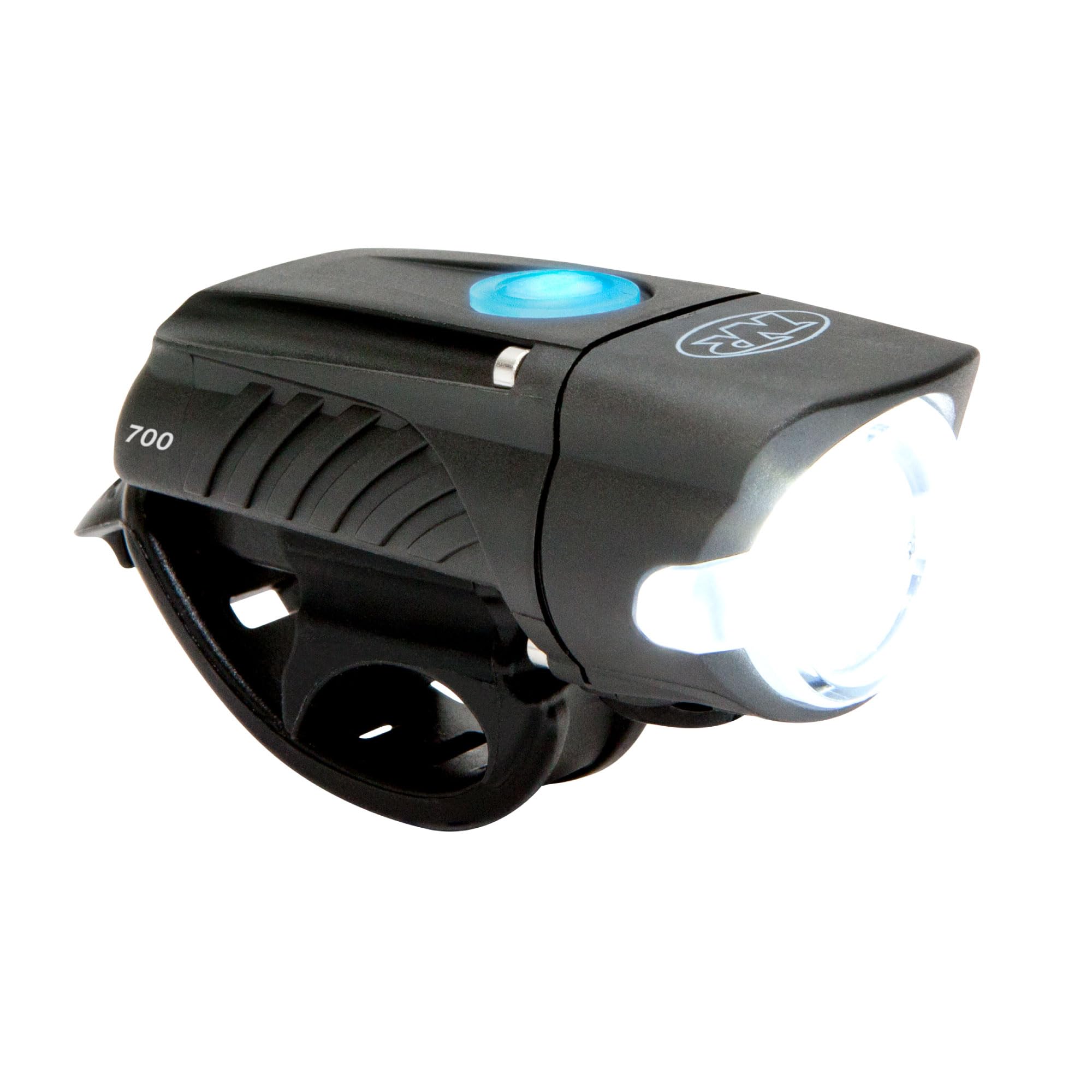 NiteRider Swift 700 Lumen USB-C Rechargeable LED Front Bike Light - 5 Modes Compact Powerful Lumens IP64 Waterproof Bike Headlight Easy Mount Single