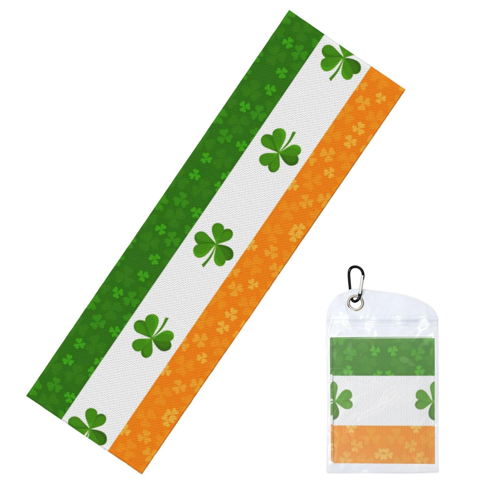 DUYIOKH irish flag Print Cooling Towel, Portable Towel for Gym Workout Golf Beach World Cup Sports Hot Weather
