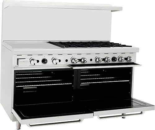 Miniatura 19 de Atosa AGR Cocina de Gas Comercial, 36.0 in Gas Range, Plancha Superior, (1) Horno Estándar, Gas Propano (AGR-36G-LP)