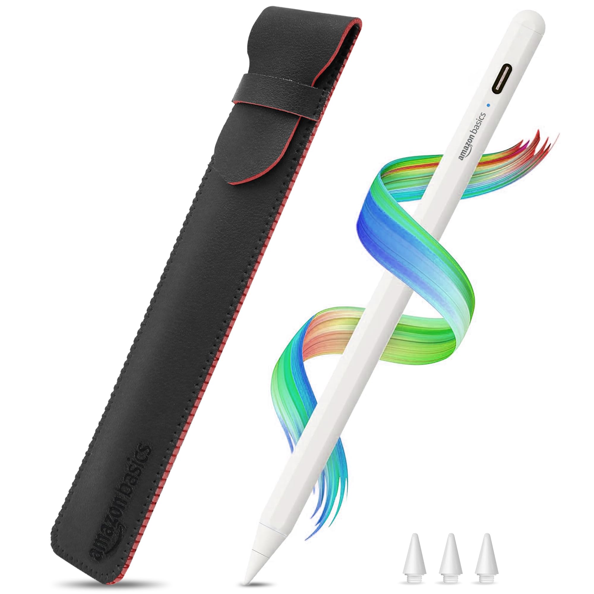 Amazon Basics 2nd Gen Stylus Pen for IPAD | Supports Palm Rejection, Tilt Sensor, Precise for Writing/Drawing| for iPad 6/7/ 8/ 9th Gen; iPad 10.2", Pro 11/12.9", Mini 5/6th, Air 3/4th Gen (White) (B0CV7XHGQL) Amazon Price History, Amazon Price Tracker