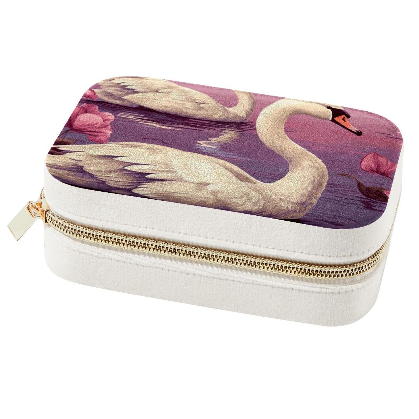 Boîte à bijoux cygne, cadeau de demoiselle d'honneur parfait