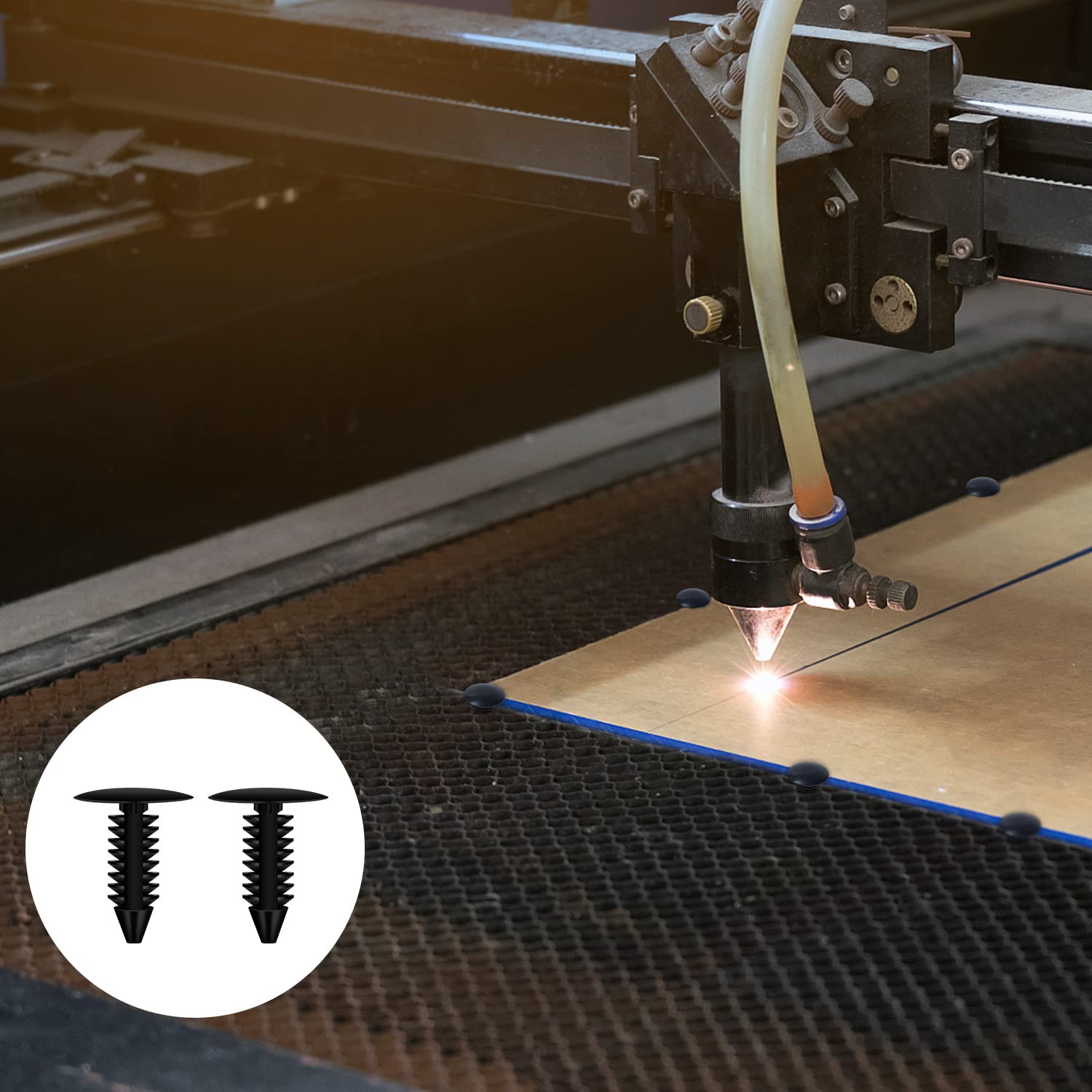 Table De Travail En Nid D'Abeille 400X400 Pour Machine De Gravure Laser, Machine De Découpe