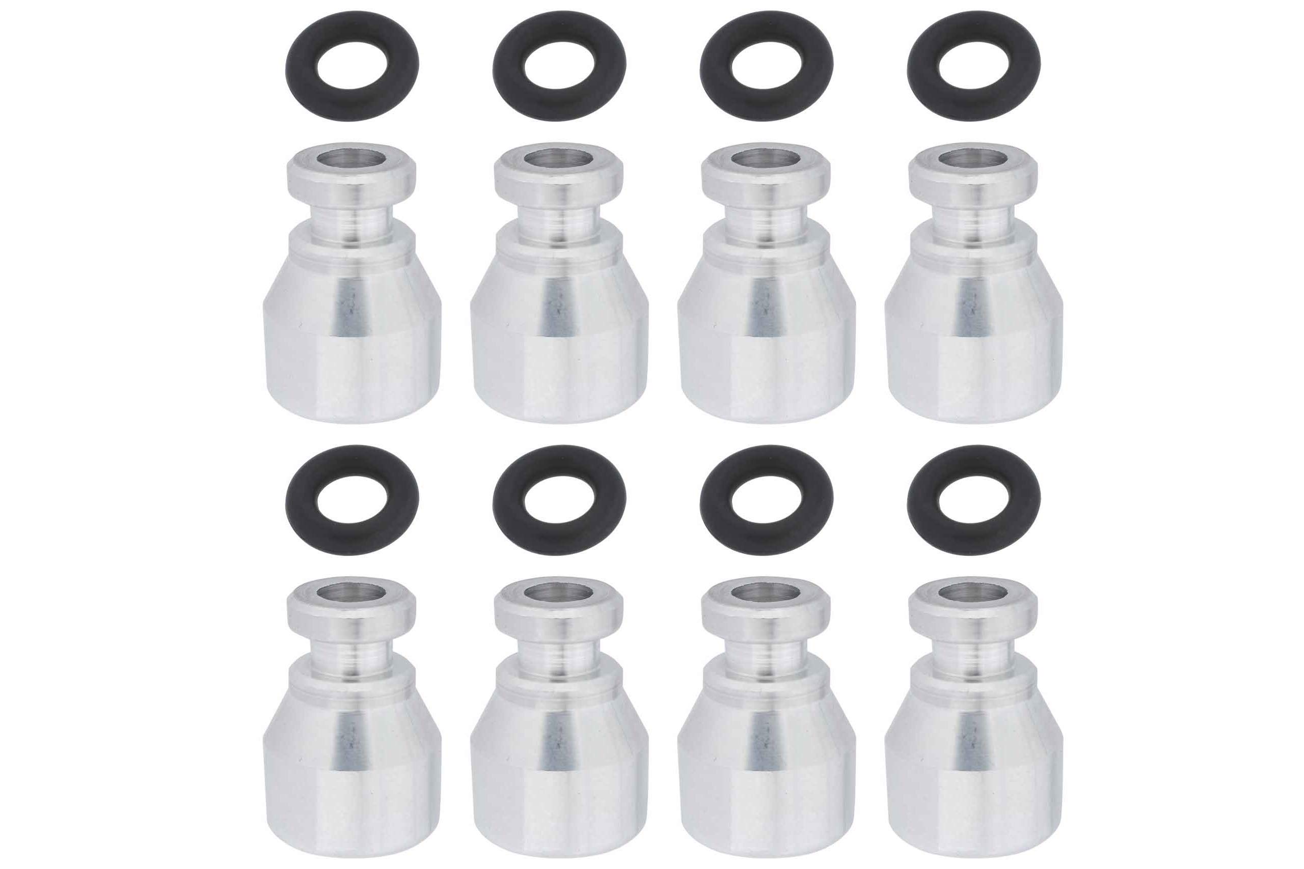 ICT Billet Fuel Injector Spacer Set of 8 LS2 or E85 Truck Intake Manifold to LS3 Injector Adapter ICT Billet Designed & Manufactured in the USA LS1 LS2 LMG L59 551287-LS-058