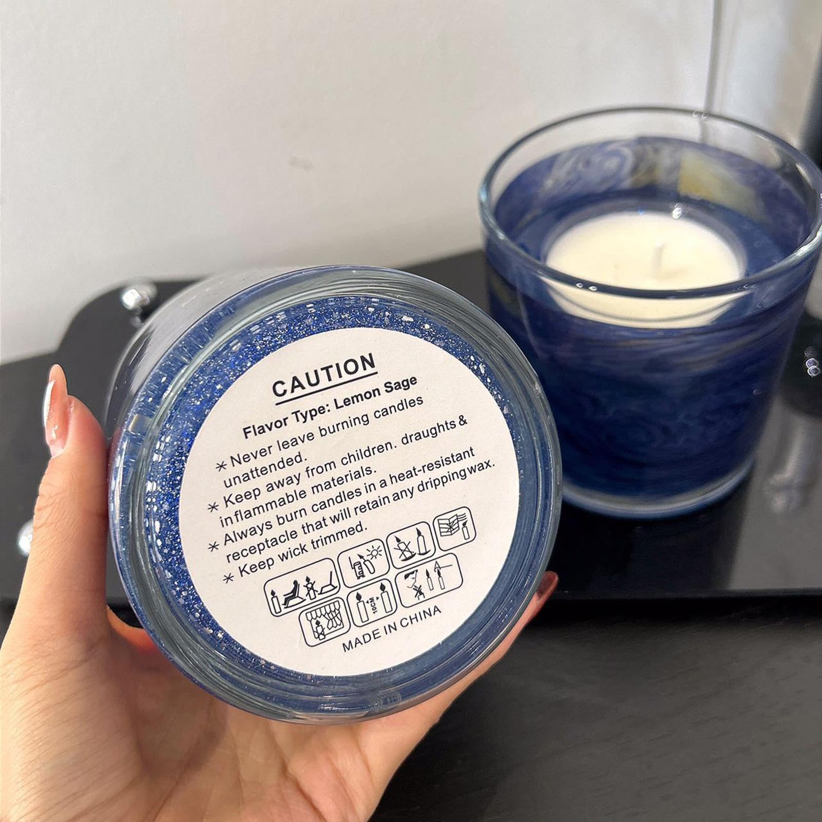 Aromatherapie Kerze Entspannender Sternenhimmel Natürlicher Partybedarf | Kerze Für Büros Wohnzimmer Wohnung Badezimmer Schlafzimmer Einweihungsfeier Weihnachten Sommer