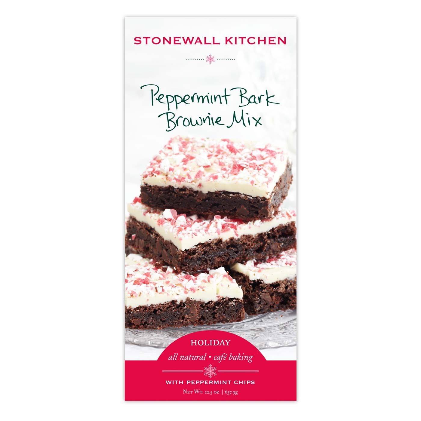 Amazon.com : Stonewall Kitchen Chocolate Peppermint Brownie Mix, 20.5 ...