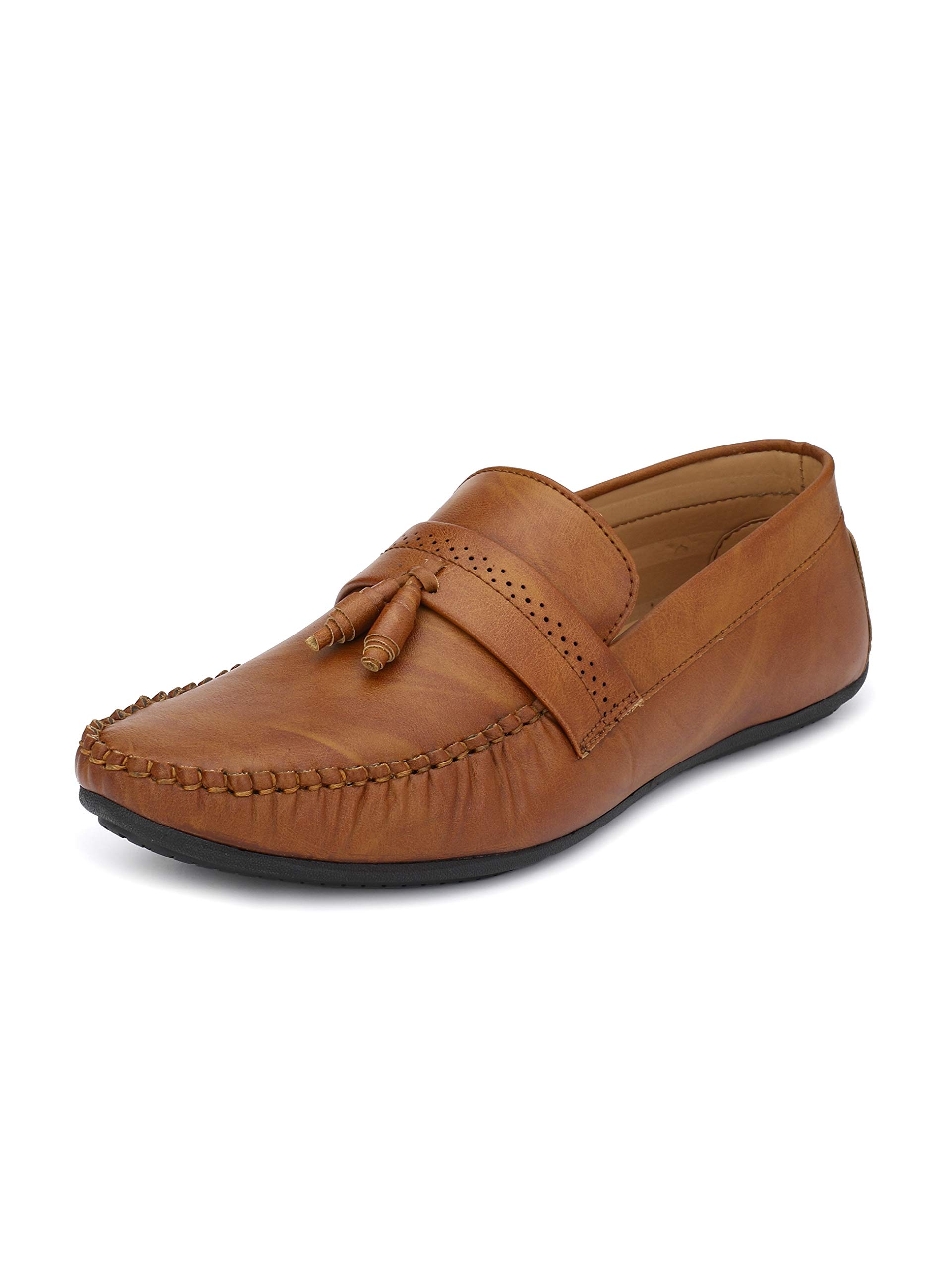 See full amazon price history chart for FENTACIA Men Tassel Loafers with Padded Footbed Tan - 9 UK FENTACIA Men Tassel Loafers with Padded Footbed Tan - 9 UK (B07MFH4C8D) Amazon Price History, Amazon Price Tracker