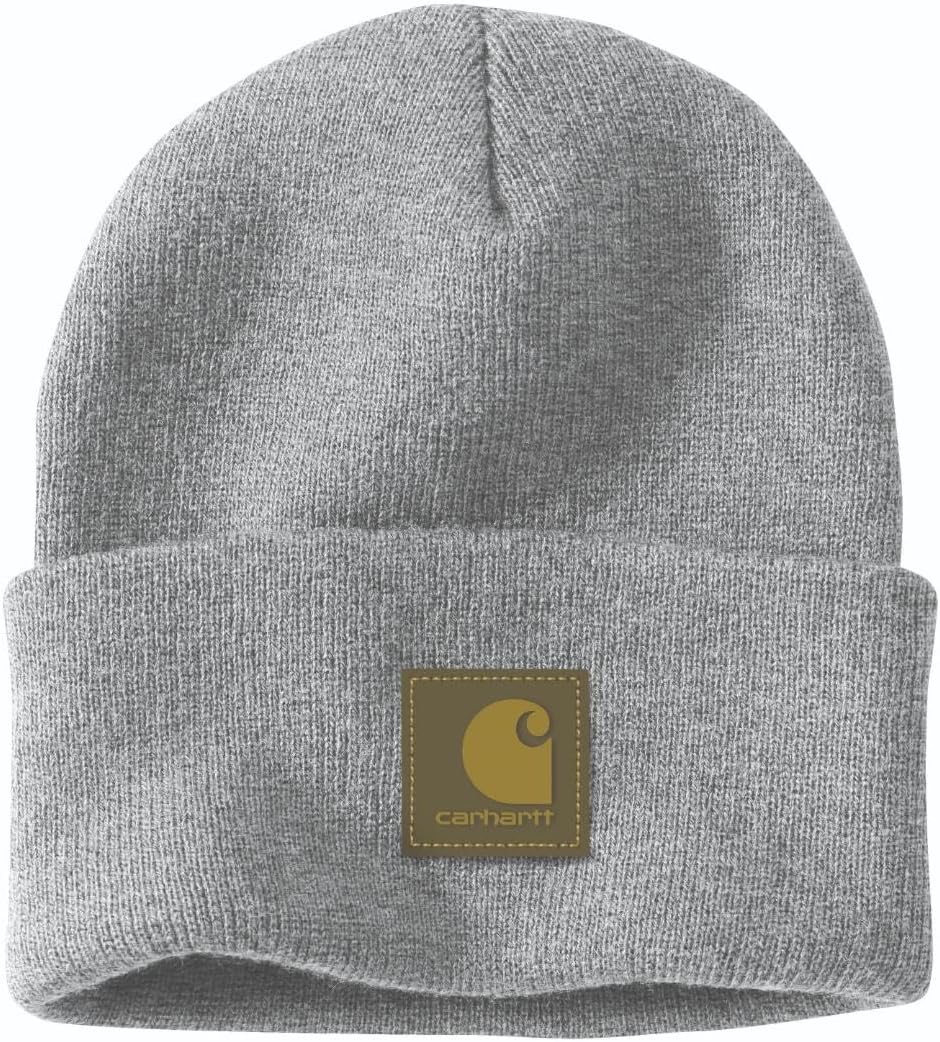 Carhartt Men's Knit Rubber Patch Beanie