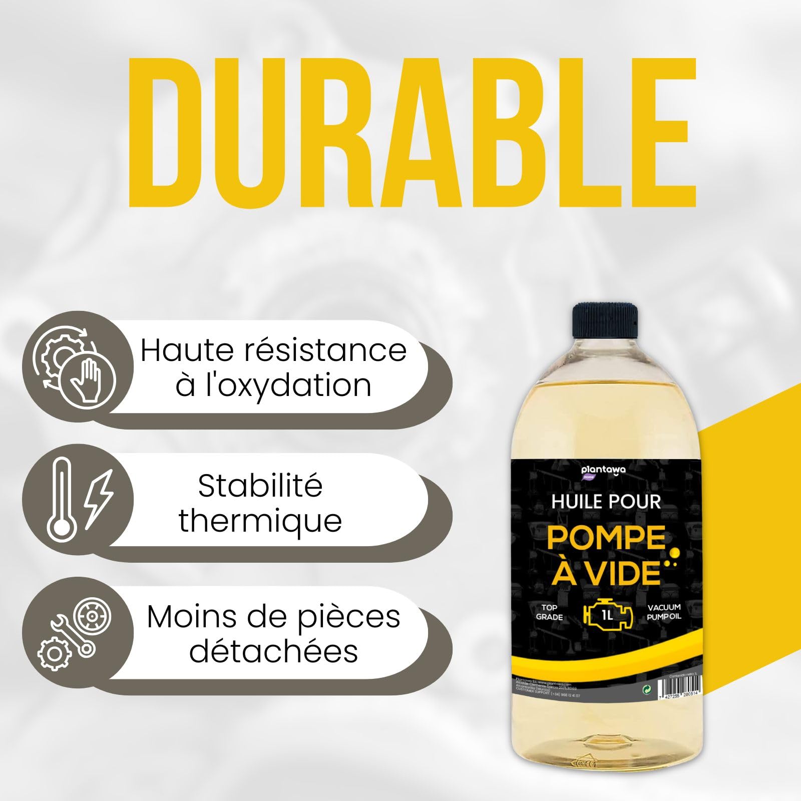 Huile pour pompe à vide,Machine à vide à huile,Universal Valable pour toutes les pompes,1000ml,Air conditionné,Huile spéciale Pompe à vide,Pompes rotatives Palettes,Pompes à bille,Lobes