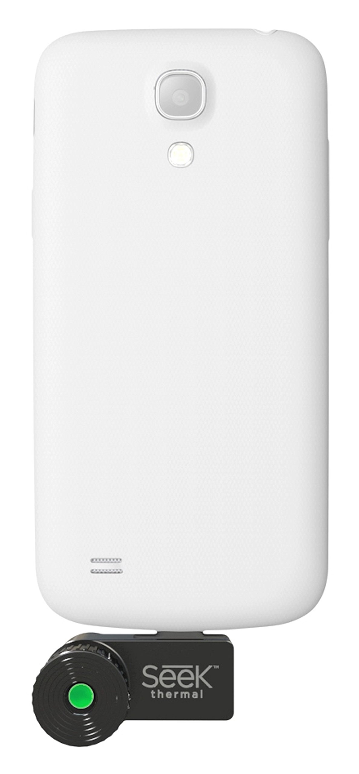 Seek Thermal Compact XR - Preiswerte Wärmebildkamera mit Erweiterter Sichtweite, Micro-USB Anschluss und Wasserdichtem Schutzgehäuse Kompatibel mit Android Smartphones - Schwarz