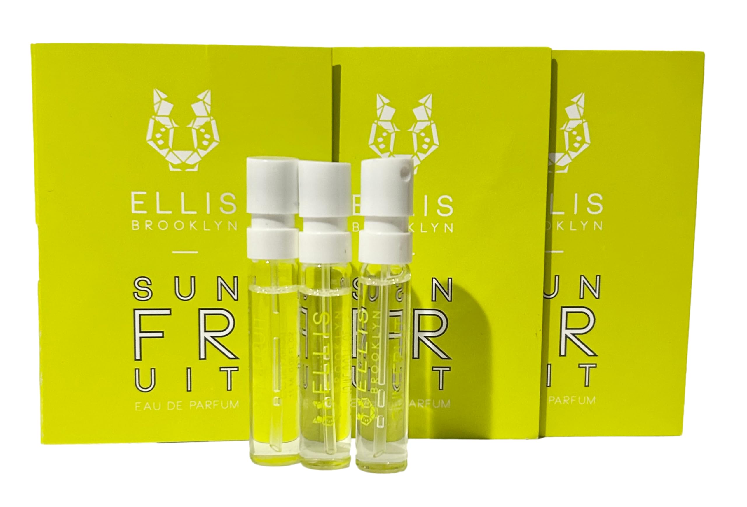 Ellis Brooklyn SUN FRUIT Women Sample Perfume EDP 1.5 ml / 0.05 oz - set of 3 - (6915)