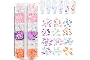 KACHIMOO Nail Art Whirls of Delightful Glitter Sequins