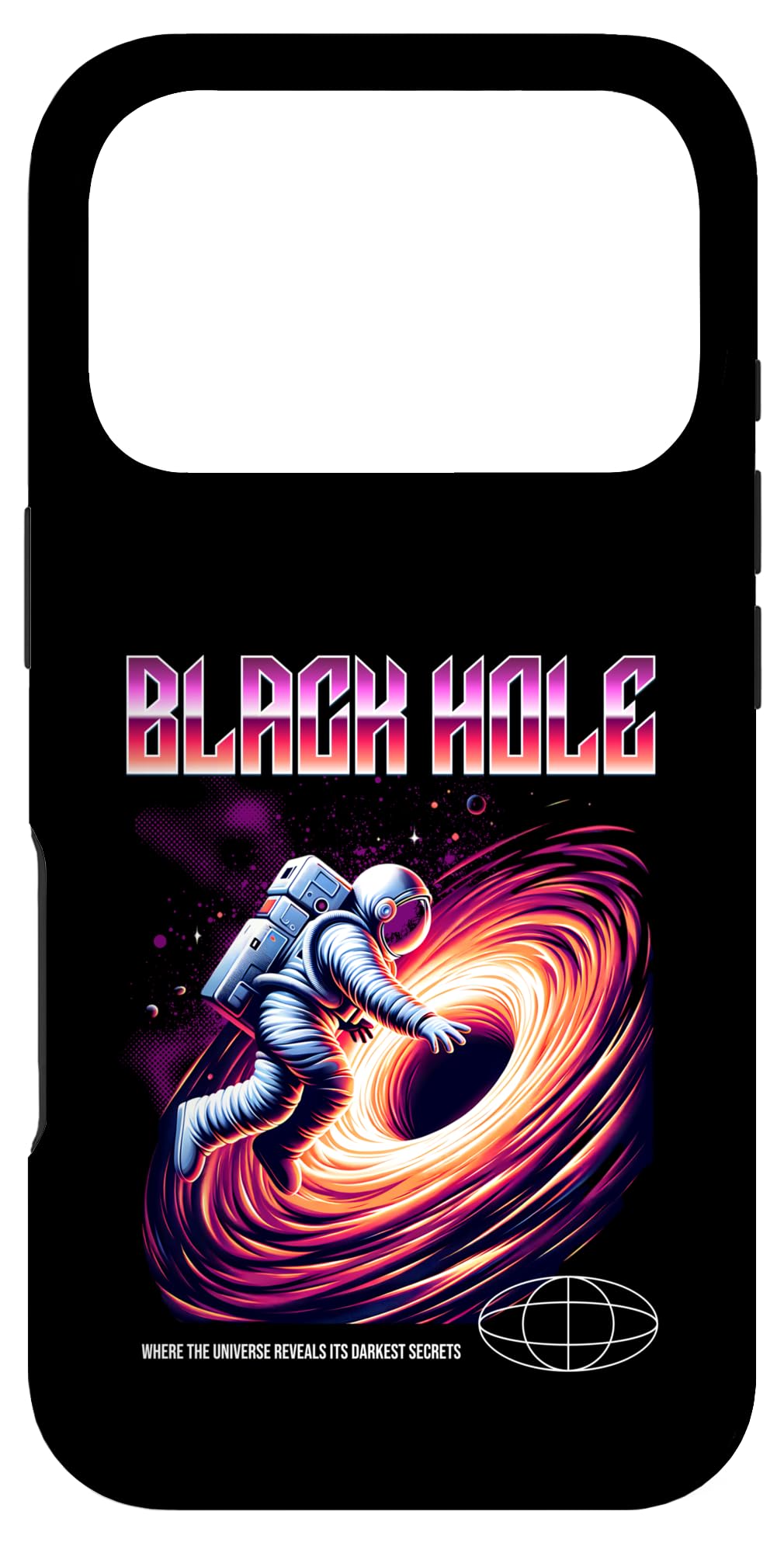Coque iPhone 17 Pro Trou Noir SF coque de protection motif espace univers - 4