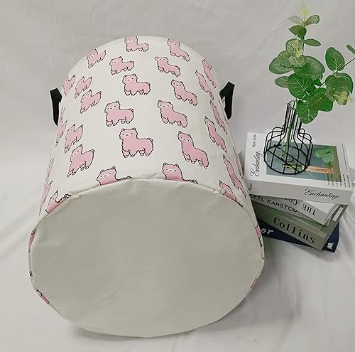 Miniatura 5 de Cesta de almacenamiento para bebé, cesta para niños, organizador de caja de juguetes, cesta de lavandería para mujeres, grande, de lona, plegable,