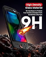 Vista 4 de Paquete de 2 protectores de pantalla compatibles con Nintendo Switch 2 (2025) (instalación de 30 segundos), TRANSNOVO Switch de vidrio templado, 2