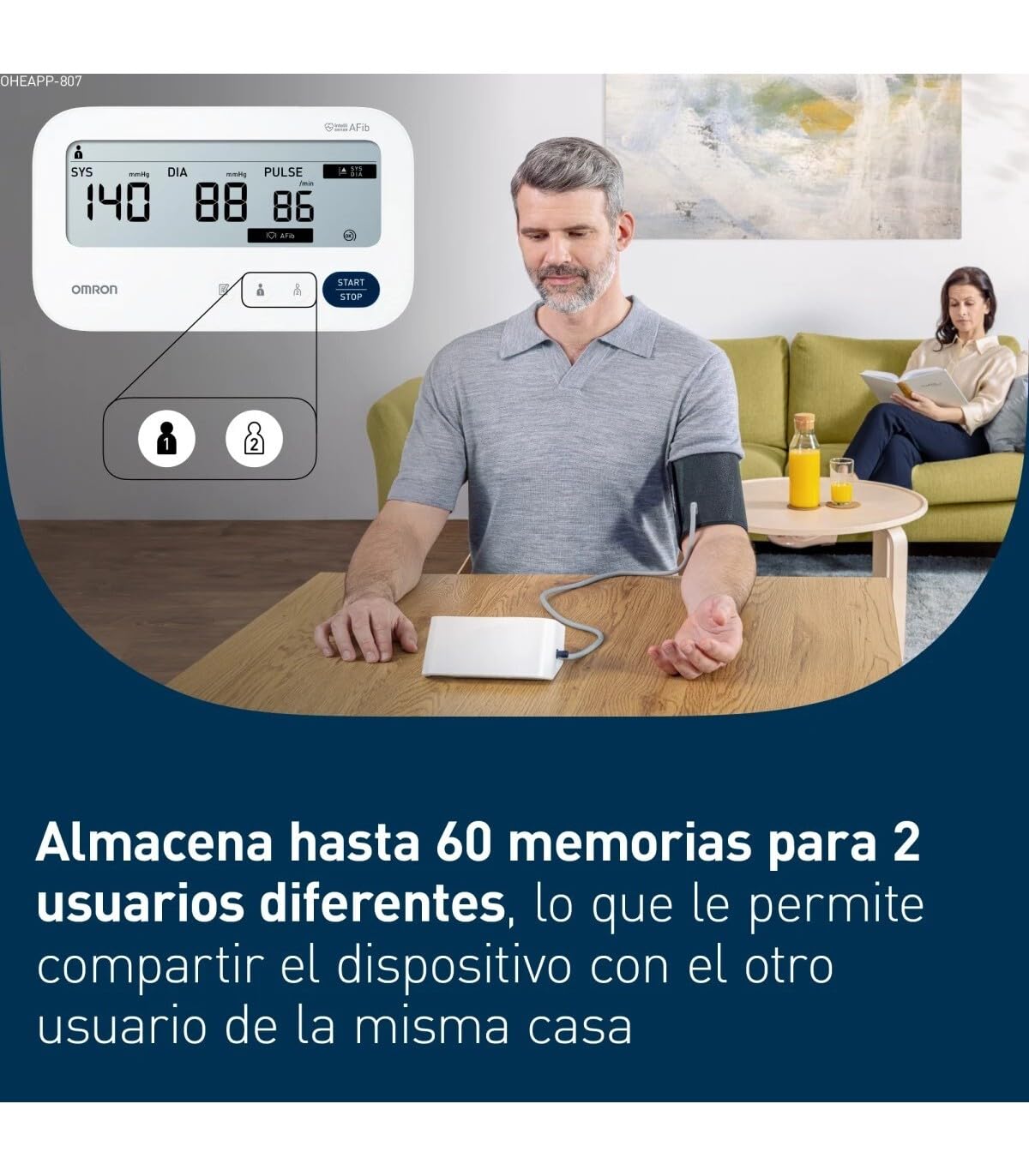 OMRON M3 Comfort AFib Tensiómetro automático de brazo con detección de fibrilación auricular IntelliWrap