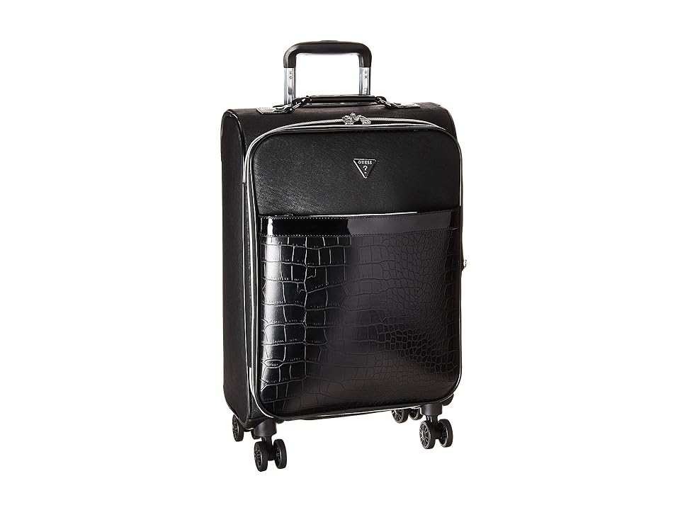 

GUESS 20 Zelza Upright Spinner (Black Croco) Luggage