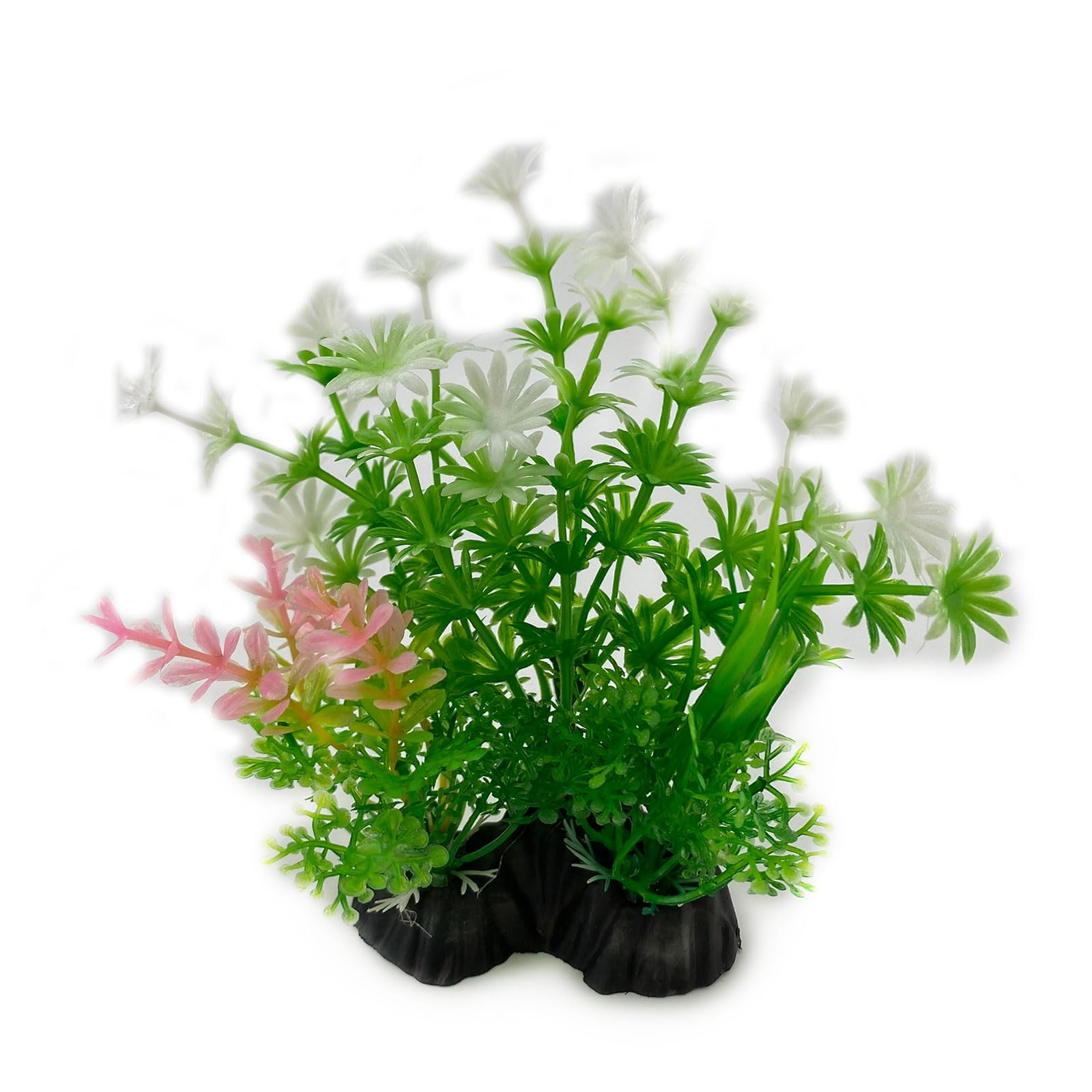 Hsioluted Artificial Aquarium Decoration Plant Fish Tank Decoration Aquarium Landscapings Simulation Aquatic Plant Ornament Fish Tank Live Freshwater Live Floating Realistic Small