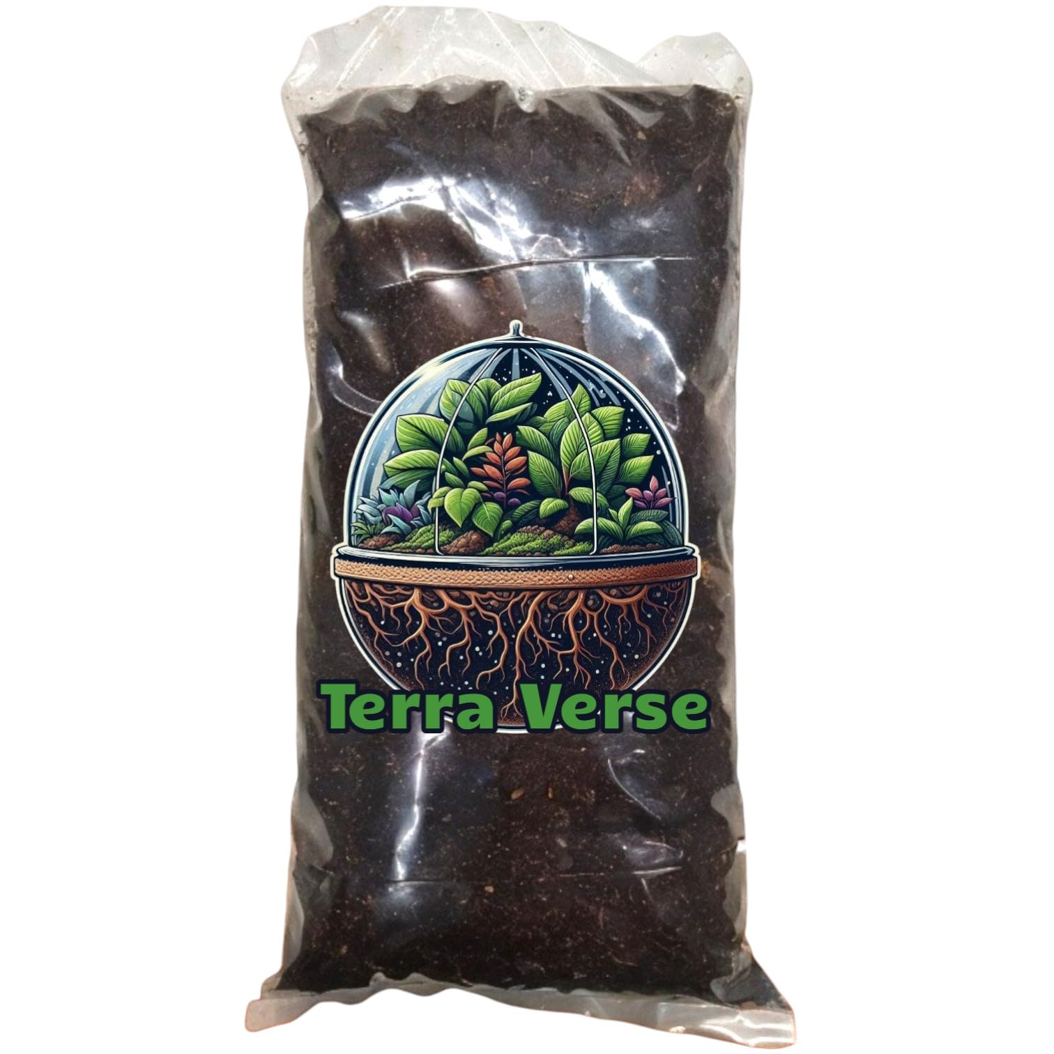 TerraVerse: Rainforest Terrarium Substrate Mix | Bioactive | Limestone Calcium Infused | 4 Quart