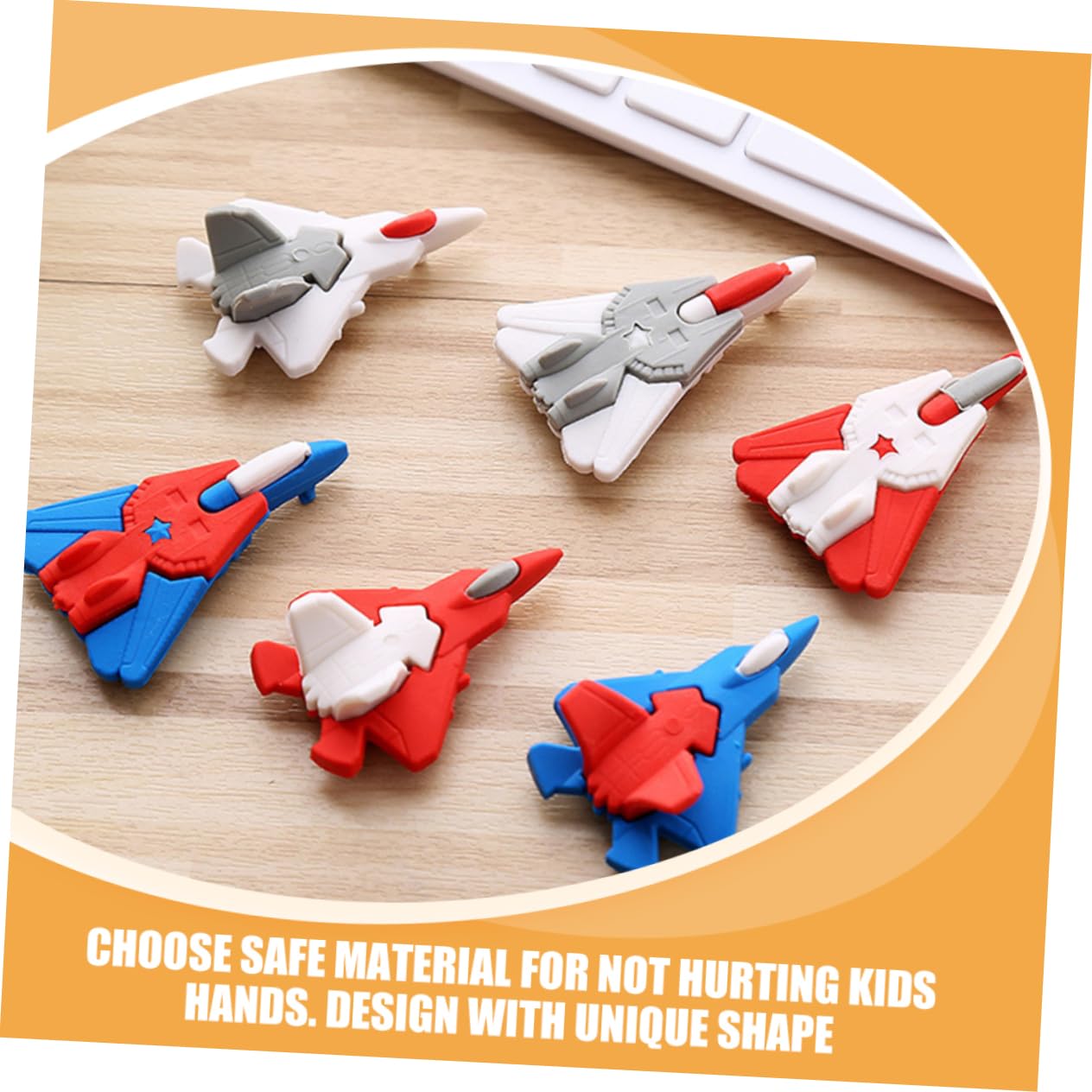 48 Pièces Gomme d'avion Petites Gommes pour Enfants Gommes pour Petits Enfants Kawaii Mini Étudiants Amusantes pour Étudiants Éducatives en Vrac
