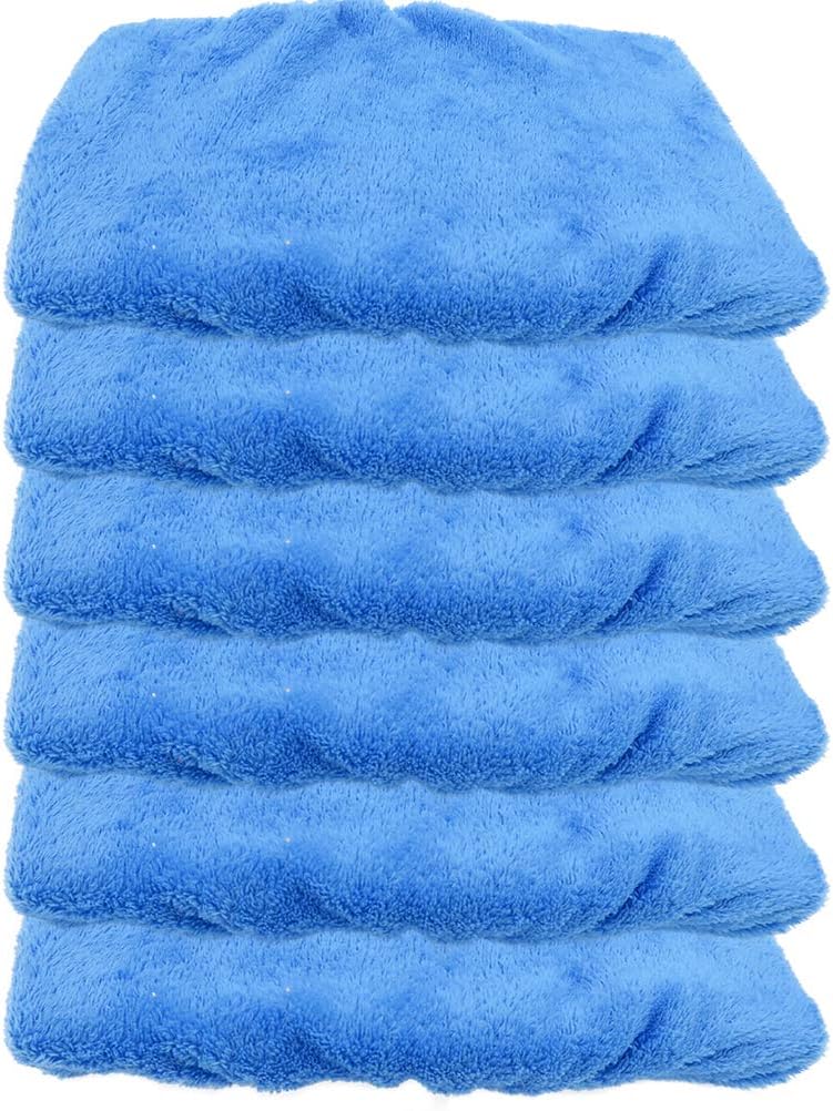 Evelots 6 Pack Swiffer Sweeper Compatible Mop Pads-Microfiber-Reusable-Dry Fast-Non Abrasive-One Size : Health & Household