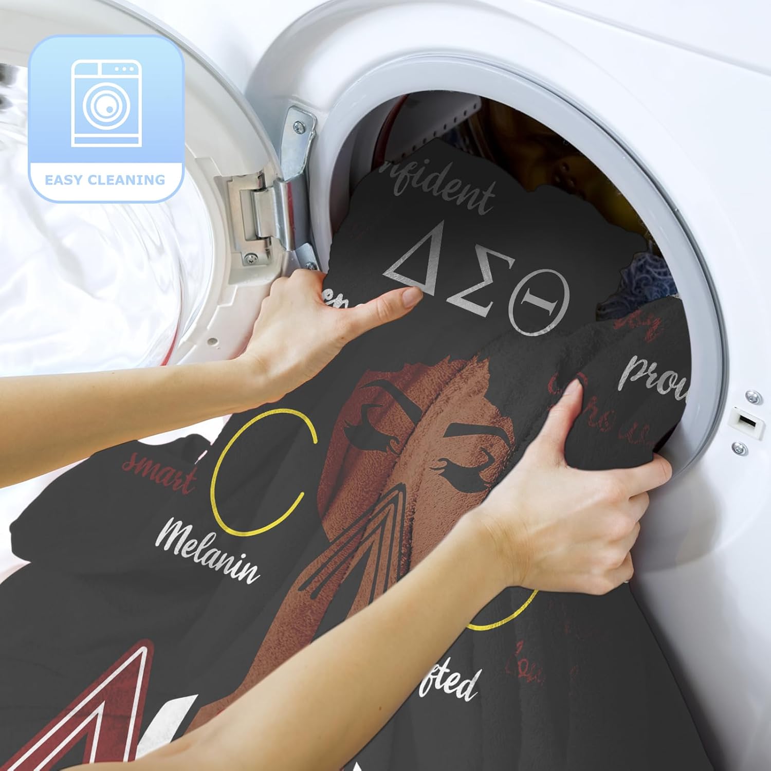 Sorority Gifts Paraphernalia Throw Blanket for Women, Ultra-Soft Cozy Flannel Fleece Throw Blankets for Sofa Bed, Quilt Durable Home Decor Blanket for All Seasons (60"x50")