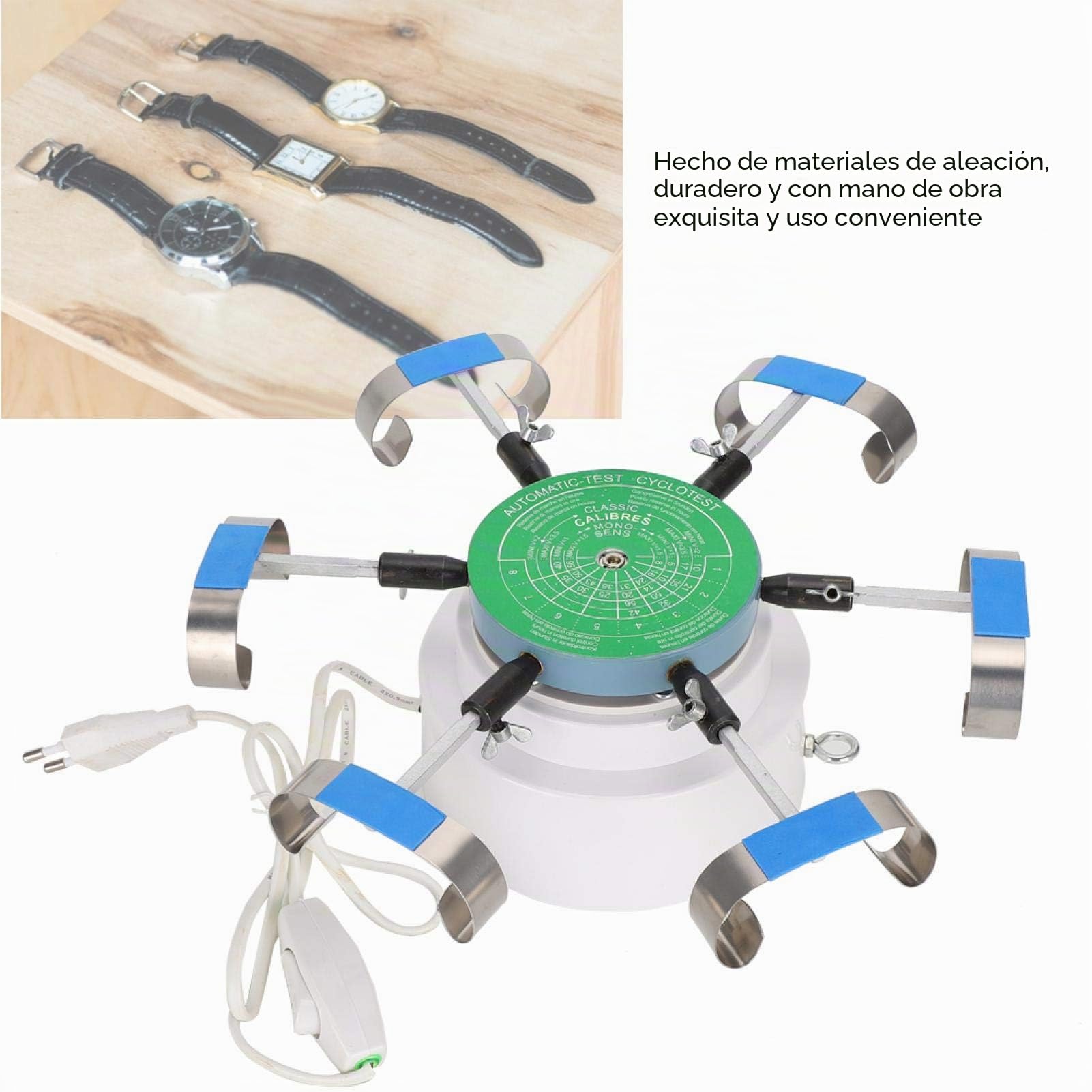 Enrollador automático de relojes, exquisita fabricación de relojes de aleación para relojeros para amantes de los relojes