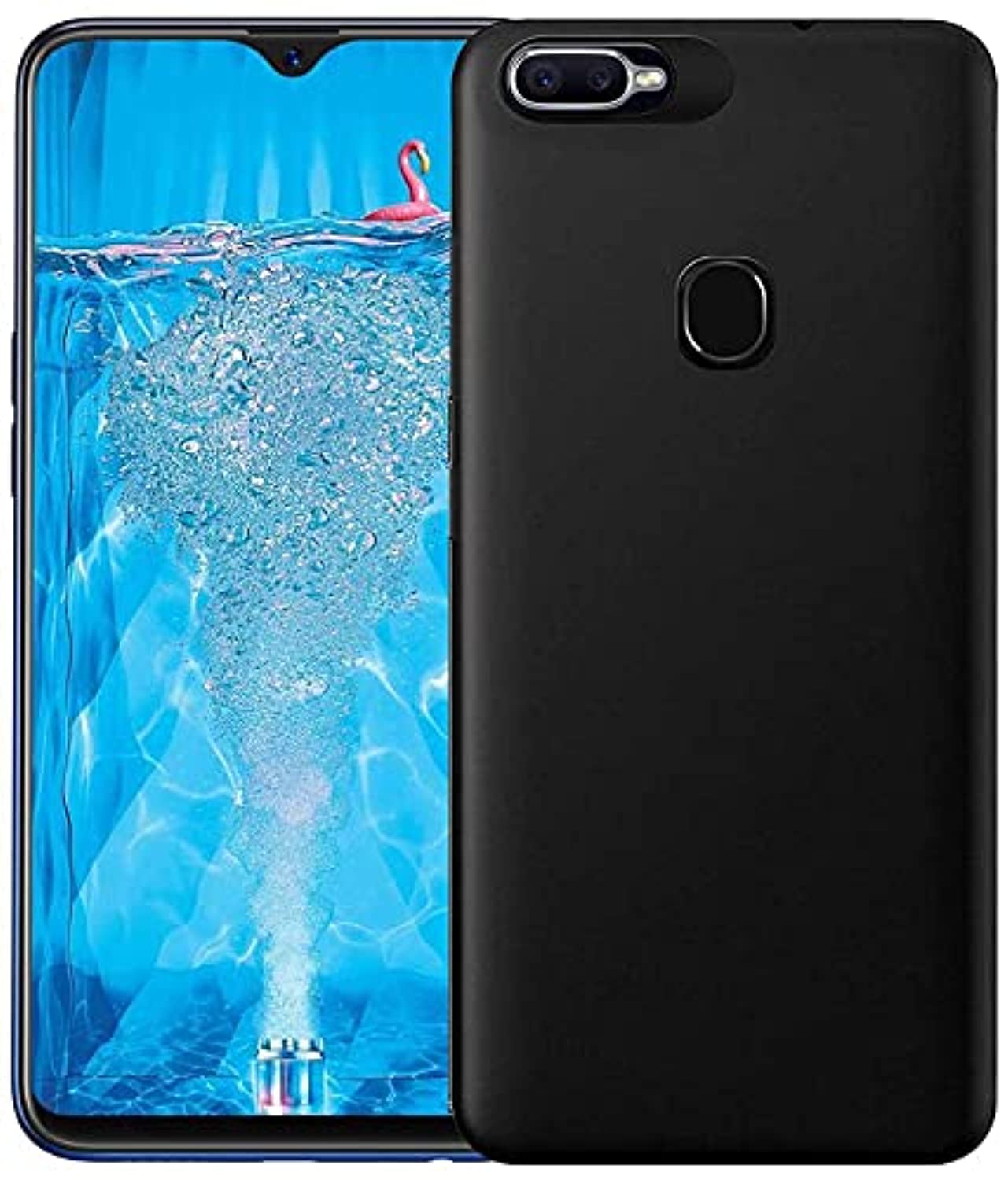 MuzzOppo F9 (F9 Pro) Case Cover Rubberised Matte Soft Silicone TPU Flexible Back Case Cover for Oppo F9 (F9 Pro)