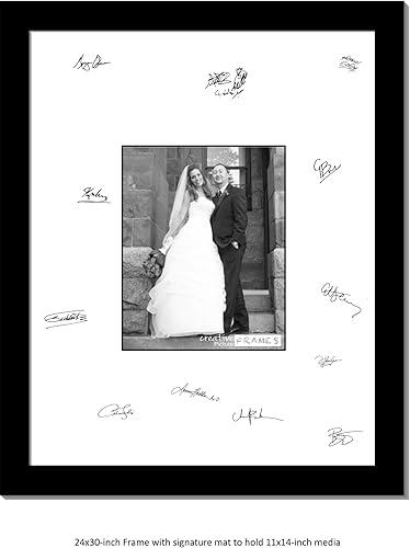 Vista 31 de Creative Picture Frames Marco distintivo de 5 x 7 – 16 x 20Bk-B – Marco de fotos con paspartú negro con capacidad para soportes de 5 x 7 pulgadas