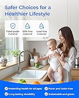 Vista 4 de Waterdrop Filtro de agua certificado NSF RF3375, repuesto para Pur PUR PLUS RF3375 (RF33752V2) Filtro de agua para grifo (paquete de 3)