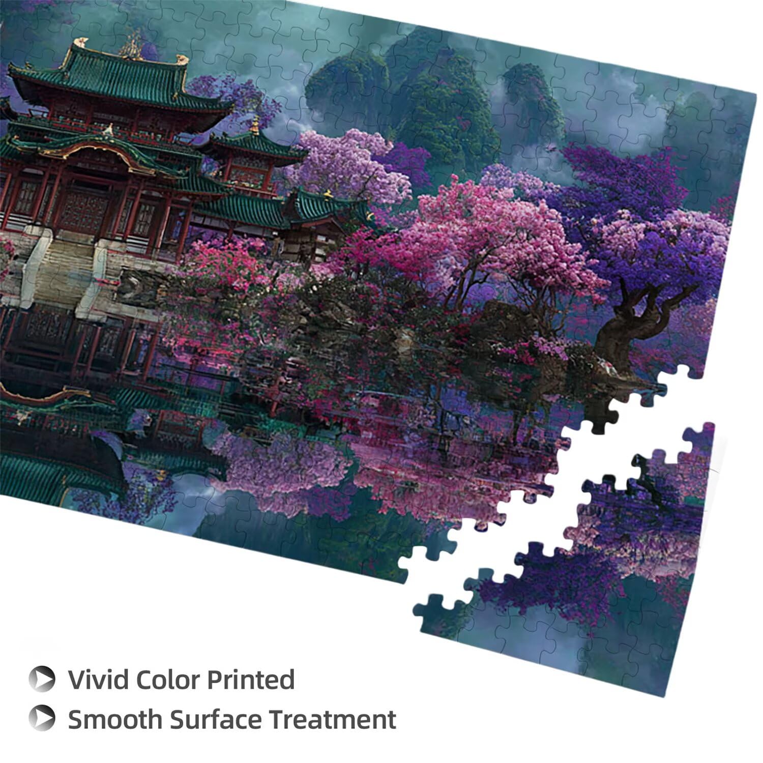 Puzzle para Adultos 1692 Piezas, Paisaje del ático Puzzle, Difícil, Desafiante, Rompecabezas Encajan Perfectamente, Letras en la Parte Posterior, Regalo para Personas Mayores (179x31cm) v-262