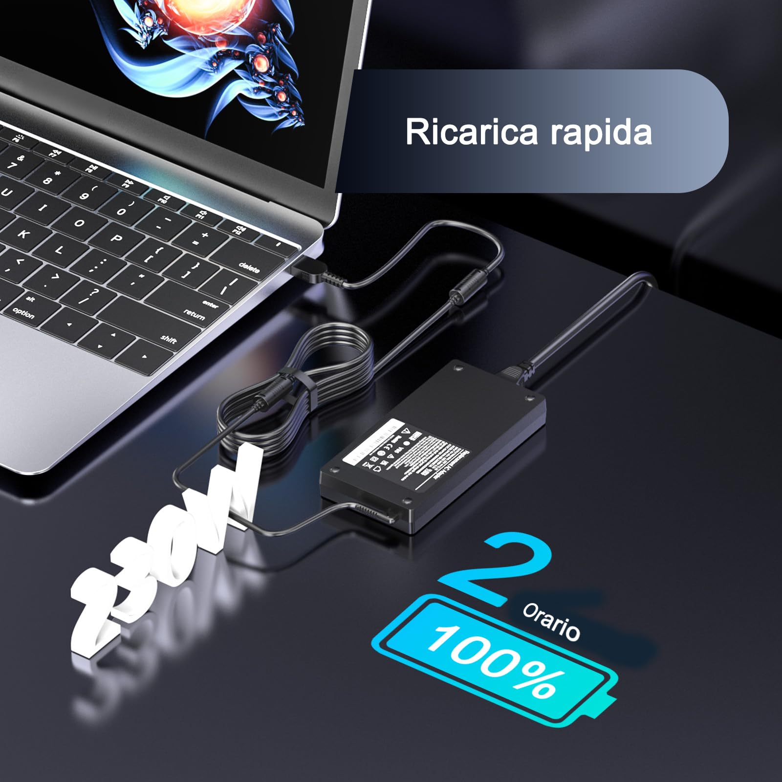 230 W 20V 11,5A Alimentatore Caricatore Per Lenovo Legion 5 7 5P C7 Y520 Y540 Y545 Y740 Y730 Y900 Y910 Y920 Y7000 ThinkPad P50 P51 P52 P53 P70 P71 P72 ADL230NLC3A ADL230NDC3A Caricatterie Adattatore