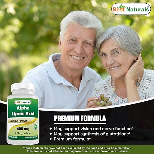 Miniatura 4 de Best Naturals Berberine Plus 1000 mg y ácido alfa lipoico 600 mg