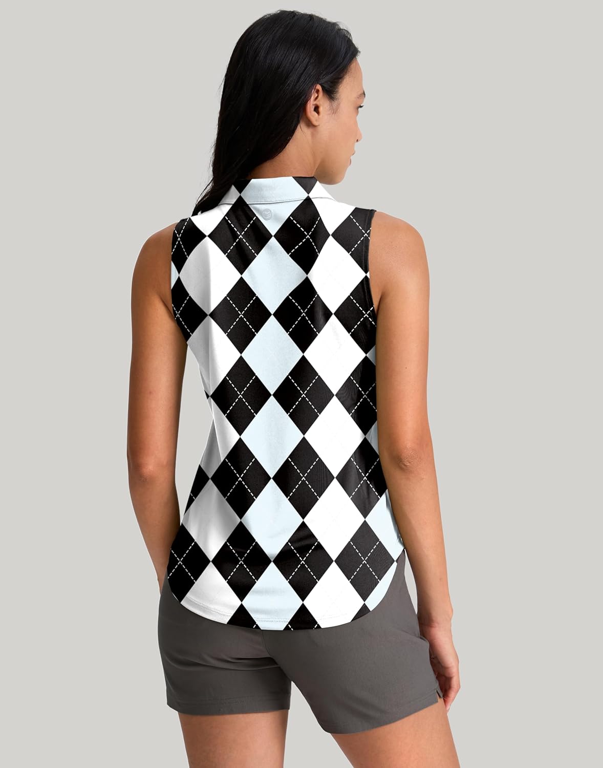 G Gradual Womens Golf Shirt Sleeveless Zip Up Polo Shirts for Women Collared Lightweight Tennis Athletic Tank Top