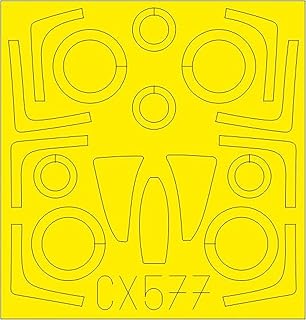 EDUCX577 1/72 F-14A Paint Mask Sticker (For Great Walls) Plastic Model Masking Sticker