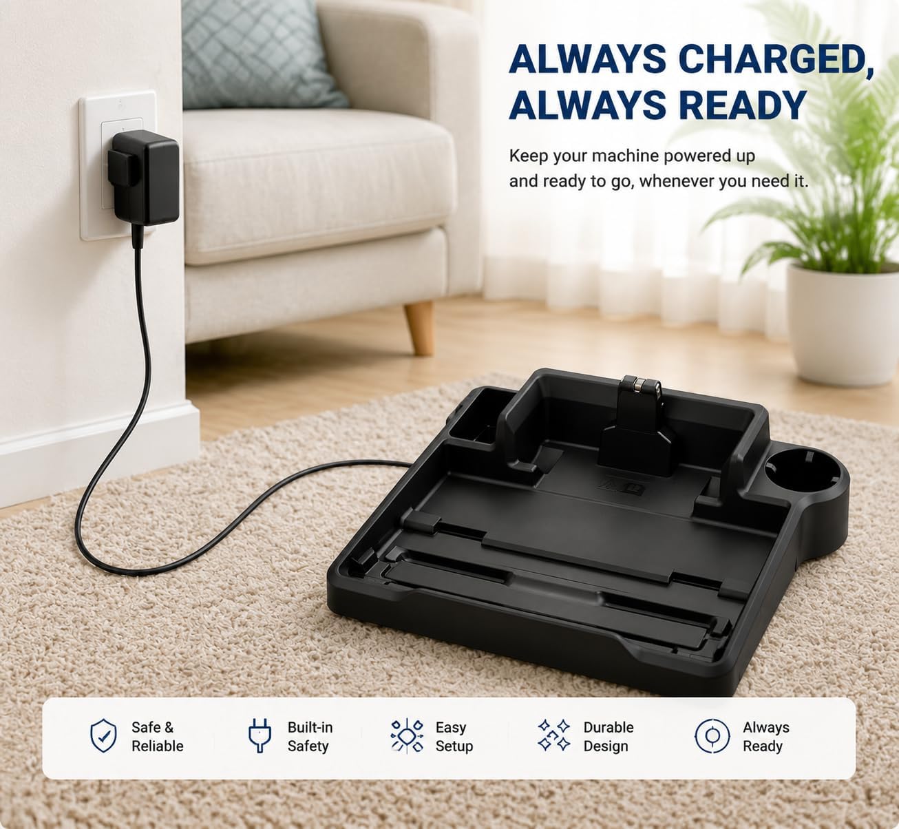 Replacement of Bissell Charging Dock for Select CrossWave® #164-0068
