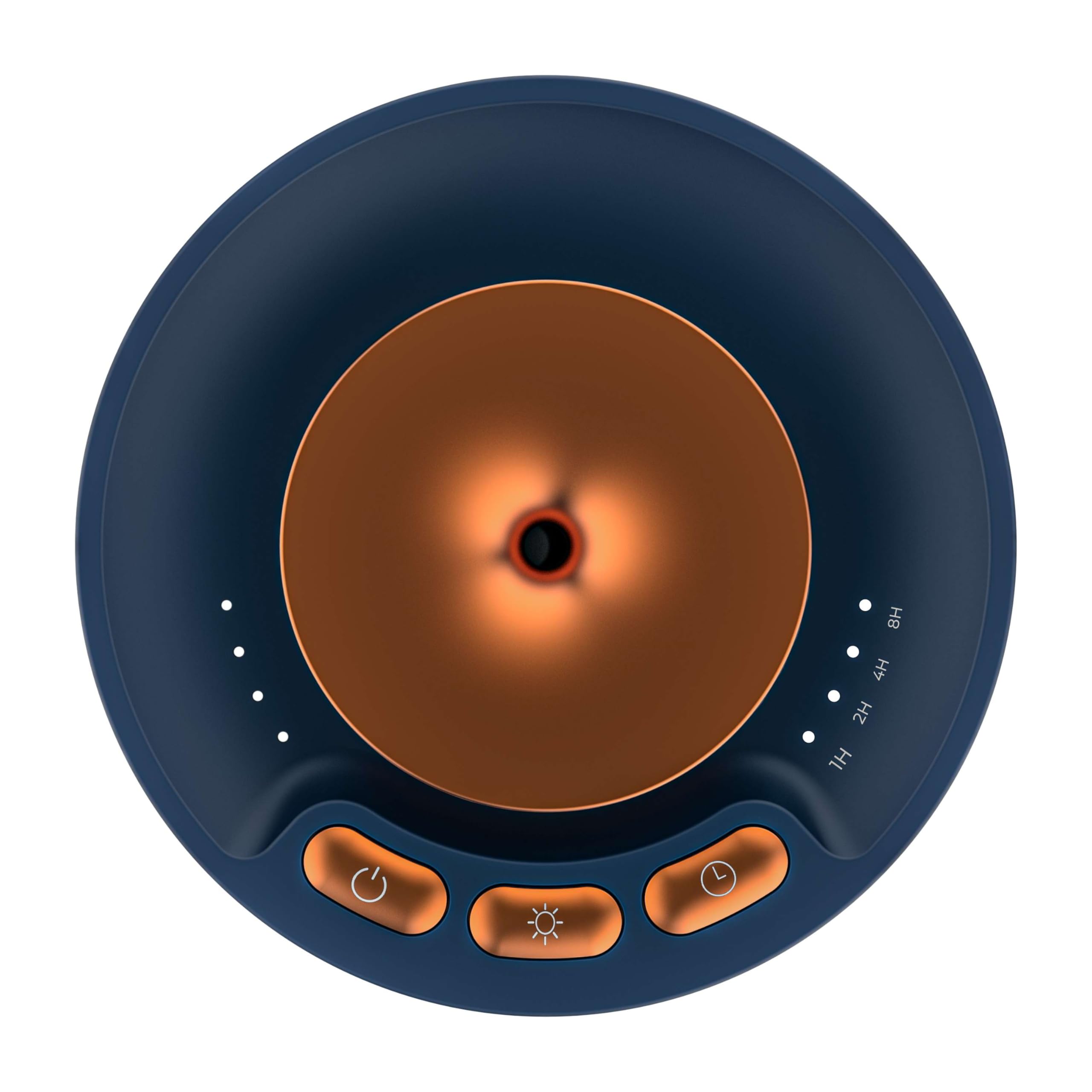 Cecotec Umidificatore Ultrasuoni con Diffusore Aromi 10ml PureAroma 3000 Navy Sound. Altoparlante Bluetooth, Ricarica Wireless, Timer 8h, 3 Modalità Vapore, Luce LED Colori, Aromaterapia, Compatto