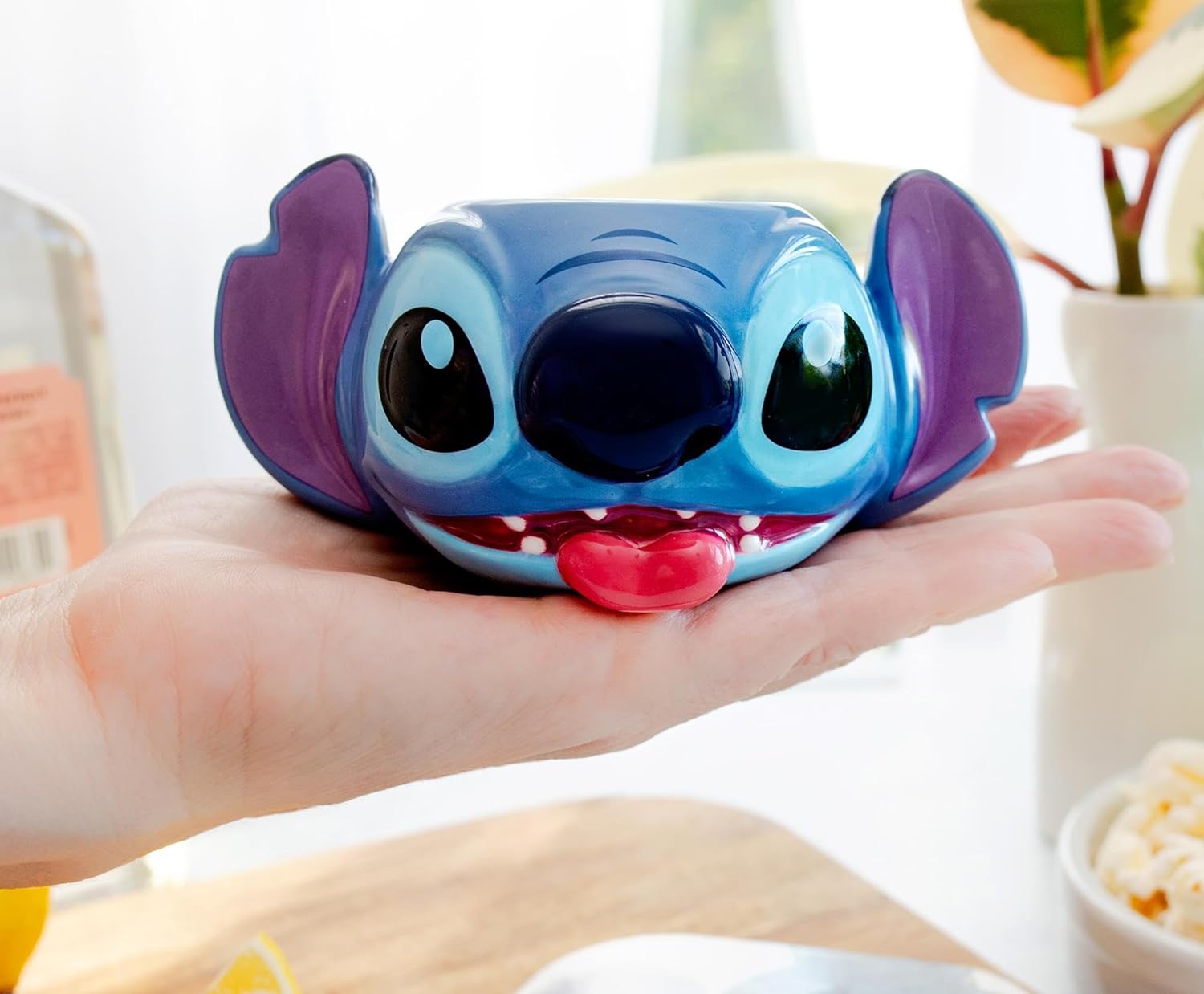 Disney Stitch 2oz Sculpted Ceramic Mini Cup/Shot Glass - Image 5